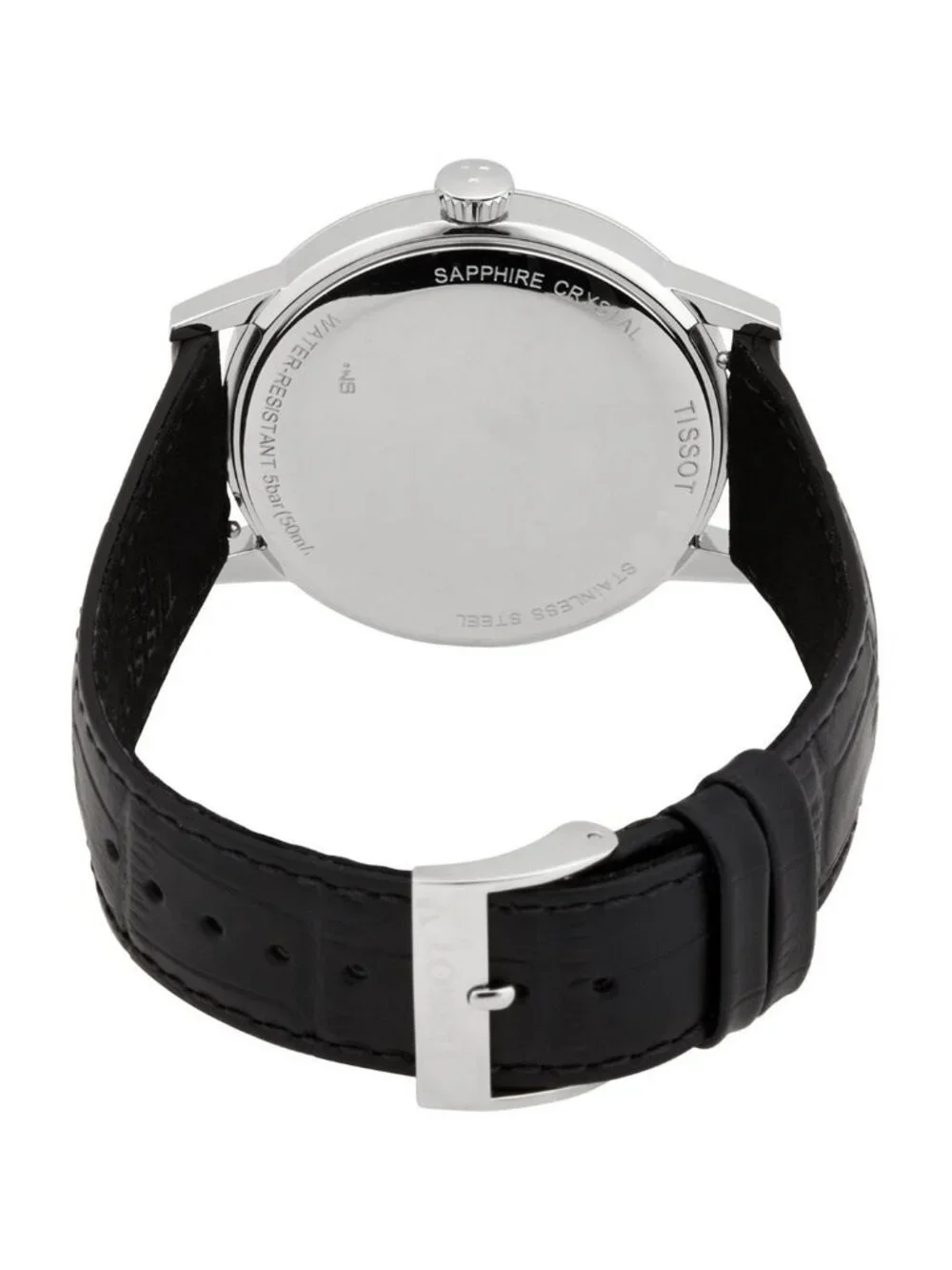 NWT Tissot T-Classic Quartz Black Dial Men's Watch